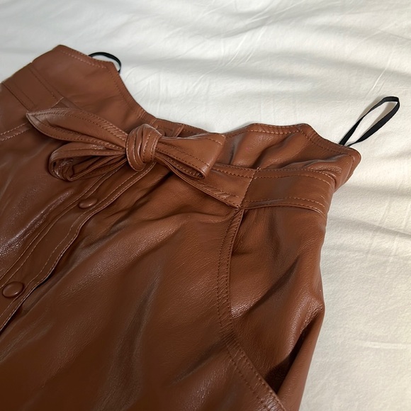 NWT Nanushka Tie Waist Mini Skirt - Picture 9 of 12